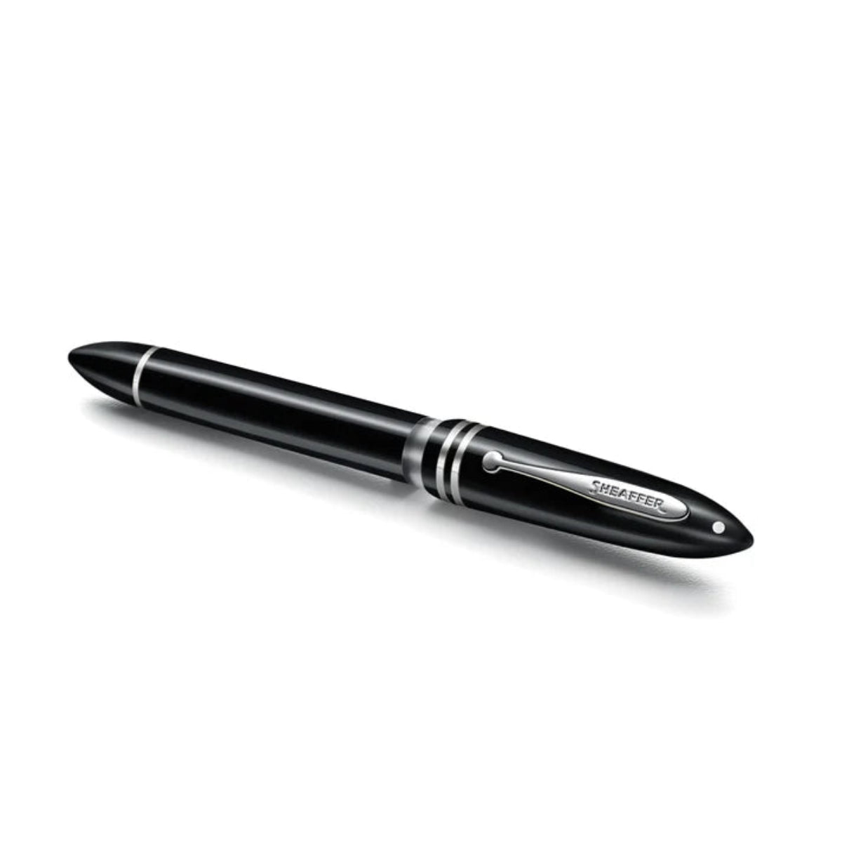 Sheaffer Balance III E892 Fountain Pen - Glossy Black - Chrome Trim - Pen Boutique Ltd