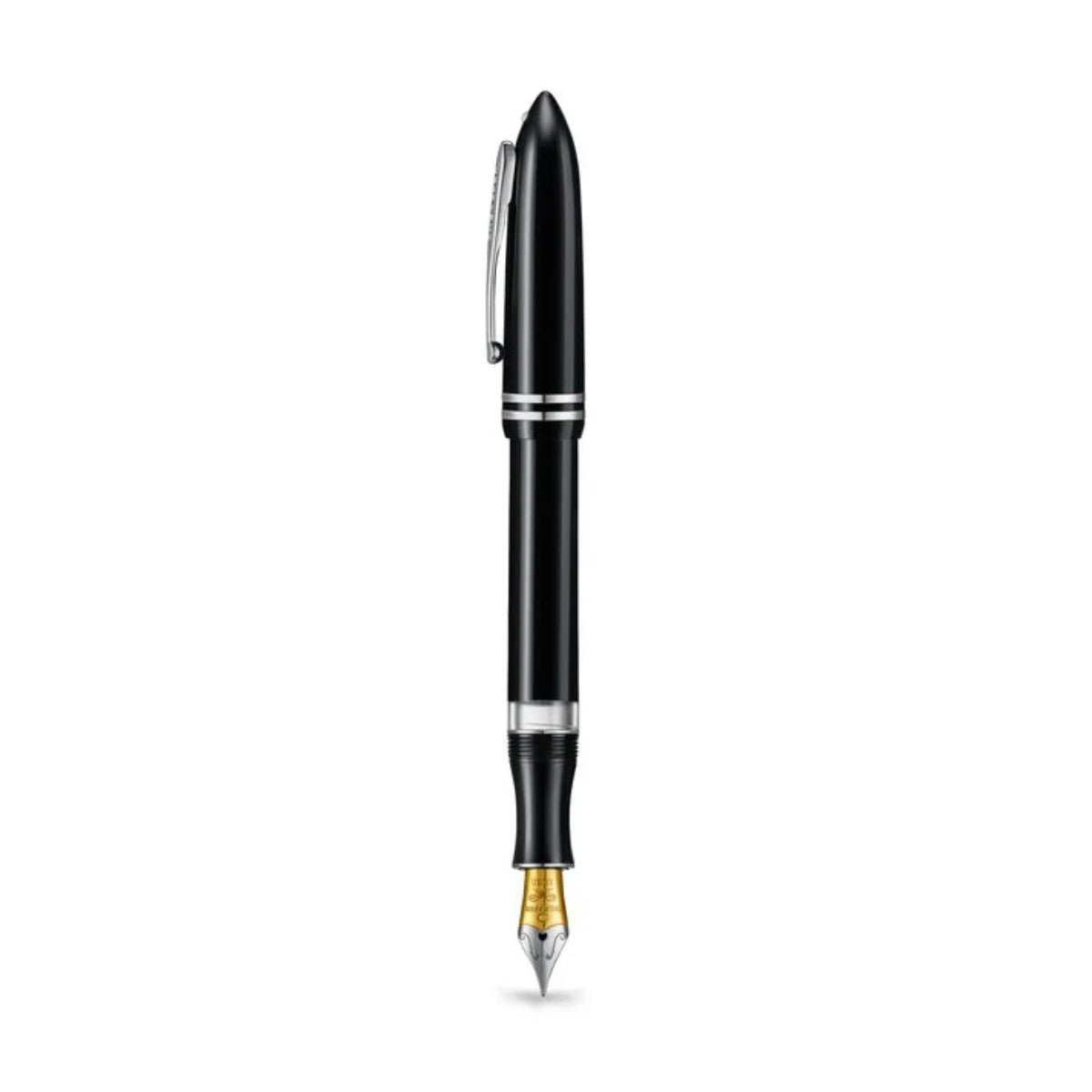 Sheaffer Balance III E892 Fountain Pen - Glossy Black - Chrome Trim - Pen Boutique Ltd