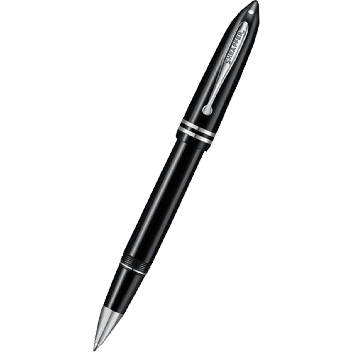 Sheaffer Balance III E892 Rollerball Pen - Glossy Black - Chrome Trim - Pen Boutique Ltd
