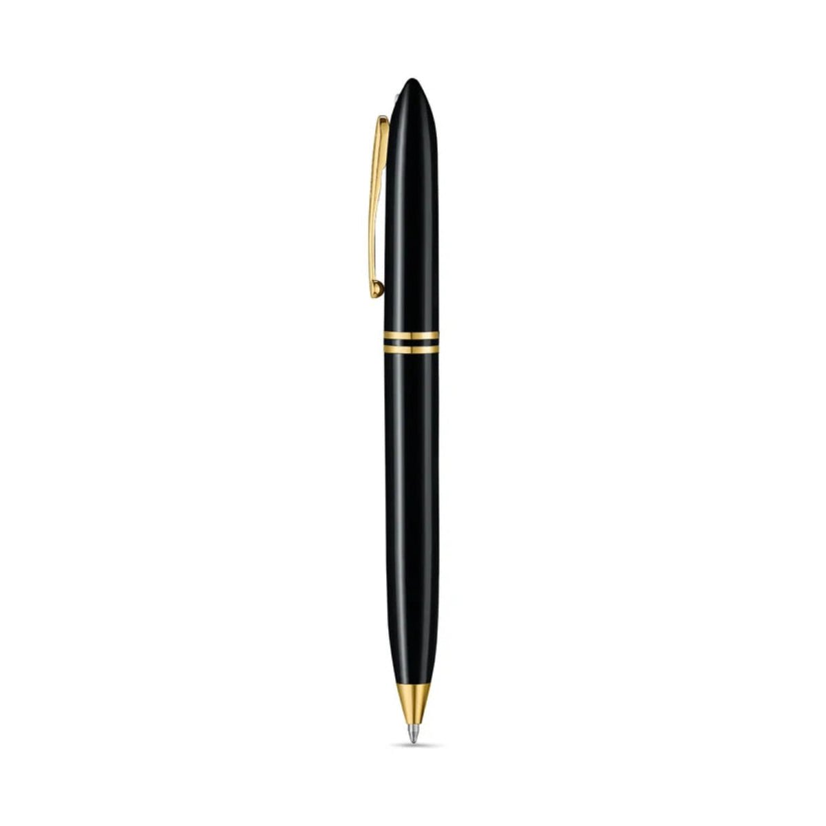 Sheaffer Balance III E893 Ballpoint Pen - Glossy Black - Gold Trim - Pen Boutique Ltd