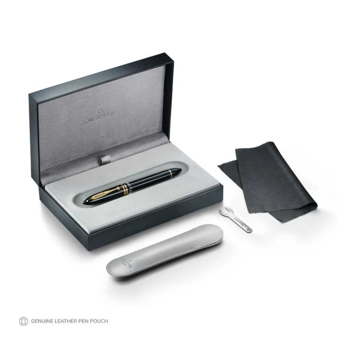 Sheaffer Balance III E893 Fountain Pen - Glossy Black - Gold Trim - Pen Boutique Ltd