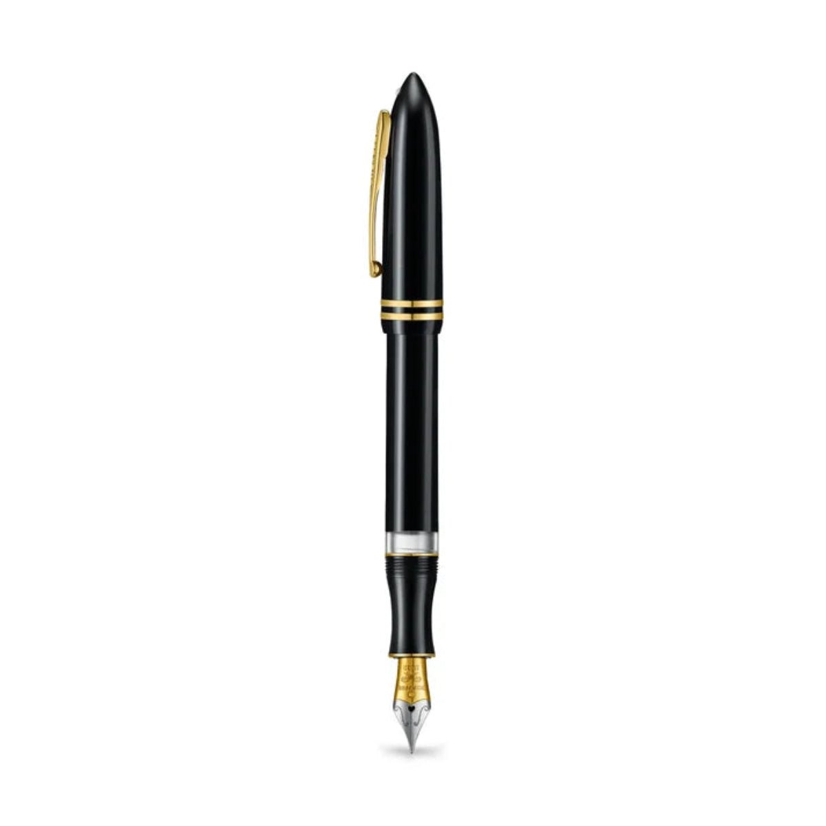 Sheaffer Balance III E893 Fountain Pen - Glossy Black - Gold Trim - Pen Boutique Ltd
