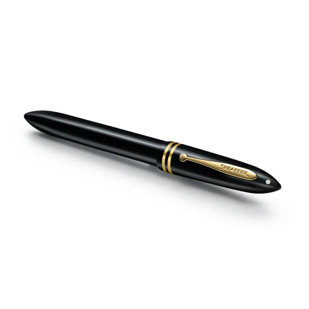 Sheaffer Balance III E893 Rollerball Pen - Glossy Black - Gold Trim - Pen Boutique Ltd