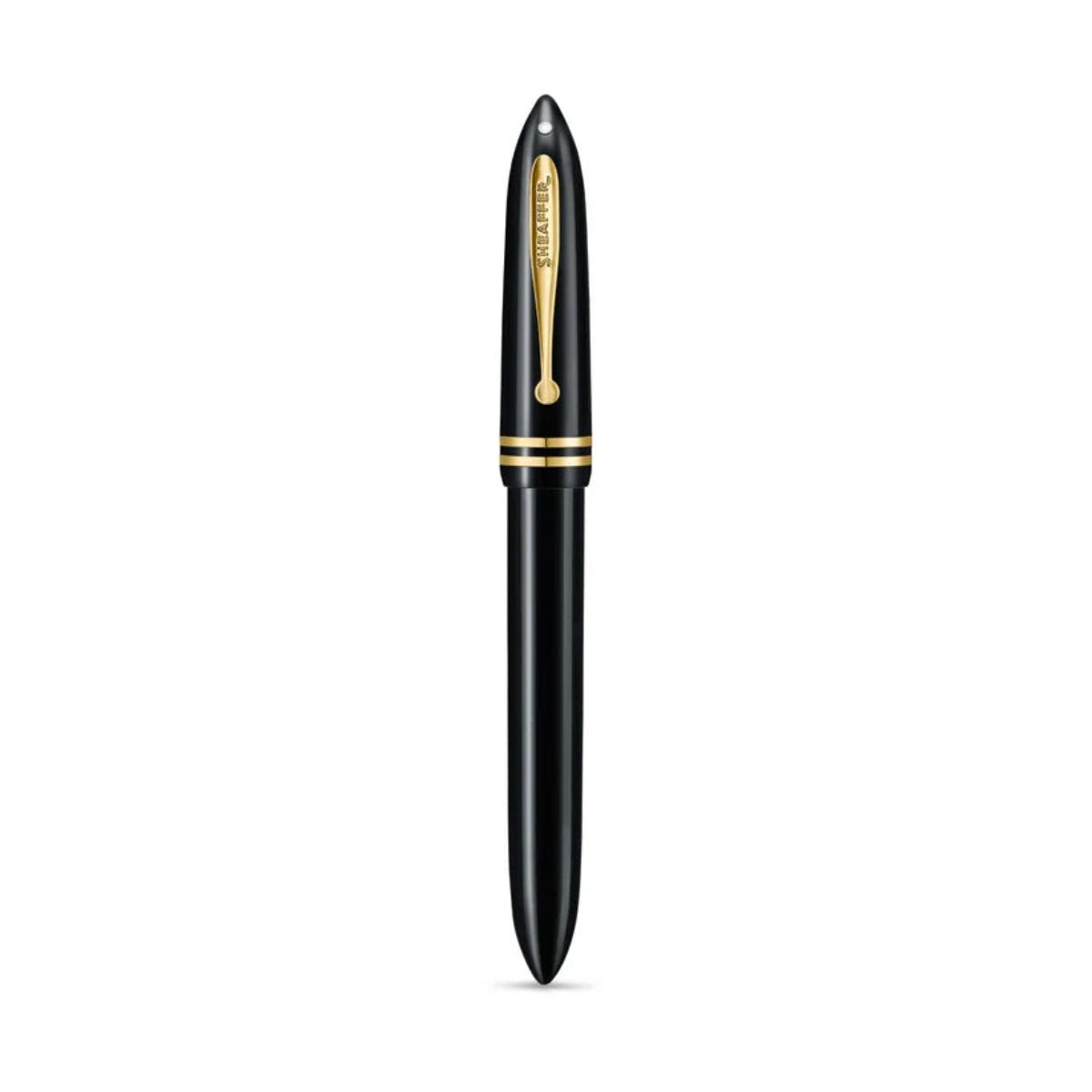Sheaffer Balance III E893 Rollerball Pen - Glossy Black - Gold Trim - Pen Boutique Ltd