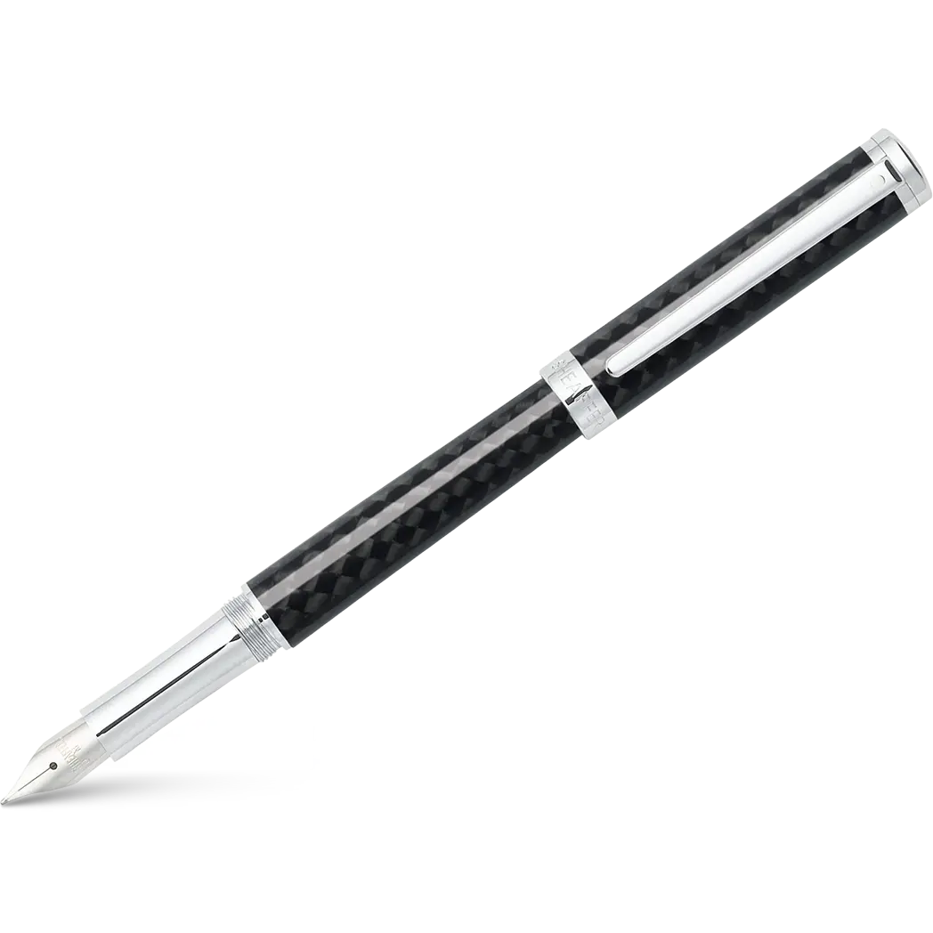 Sheaffer Intensity Carbon Fiber Chrome Trim Fountain Pen-Pen Boutique Ltd