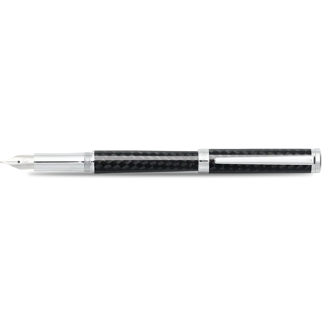 Sheaffer Intensity Carbon Fiber Chrome Trim Fountain Pen-Pen Boutique Ltd