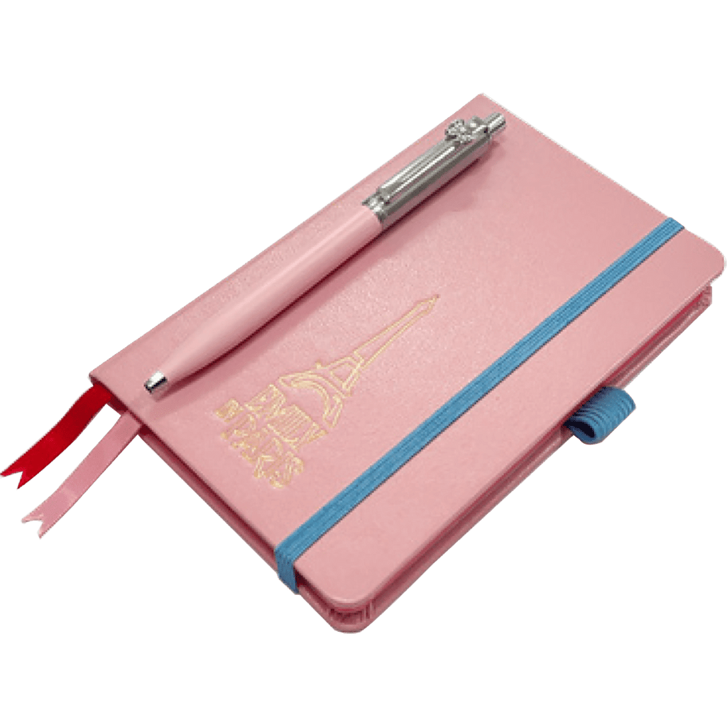 Sheaffer Sentinel x Emily in Paris Mini Ballpoint Pen - Pastel Pink + Hardbound Small Notebook (Gift Set) - Pen Boutique Ltd