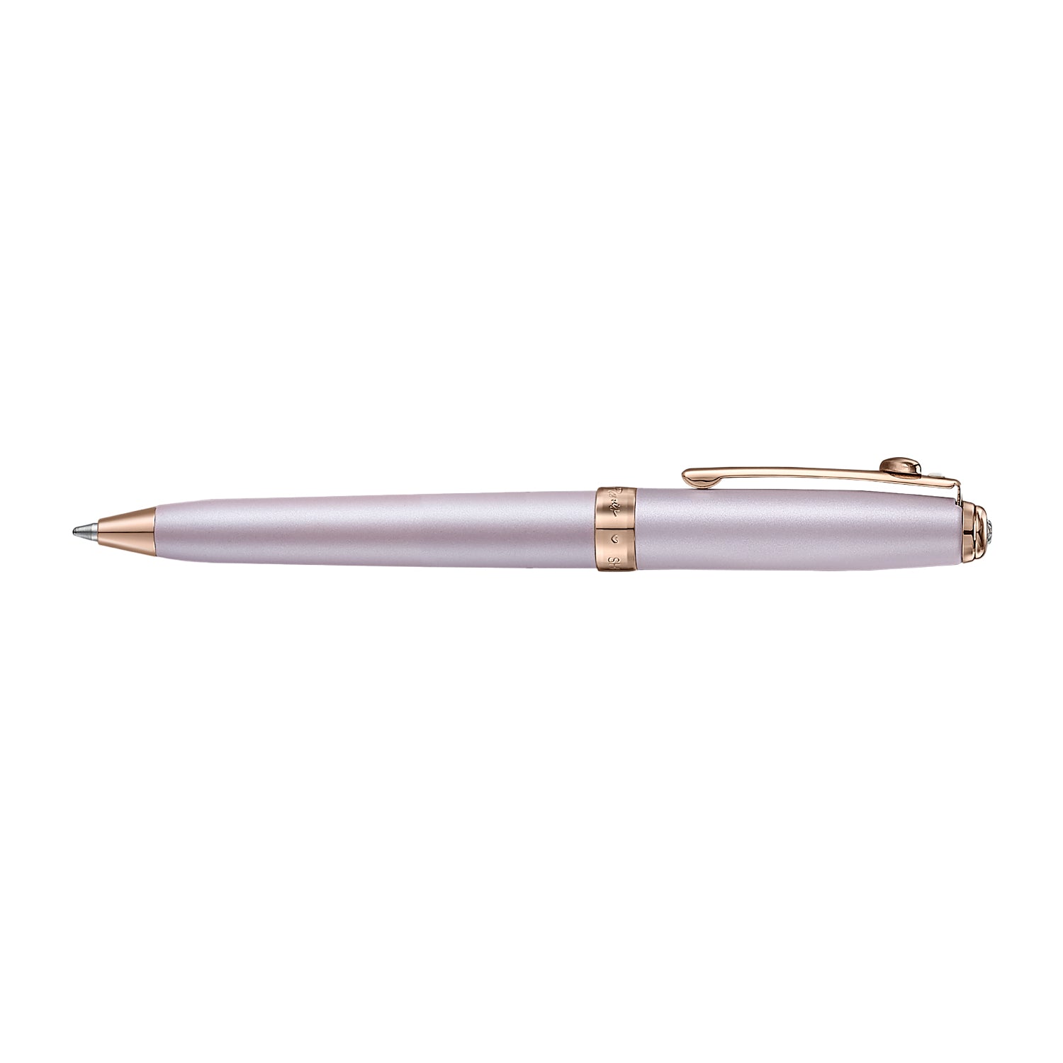 Sheaffer Prelude x Emily in Paris Mini Ballpoint Pen with Swarovski Crystal - Pastel Pink - Pen Boutique Ltd