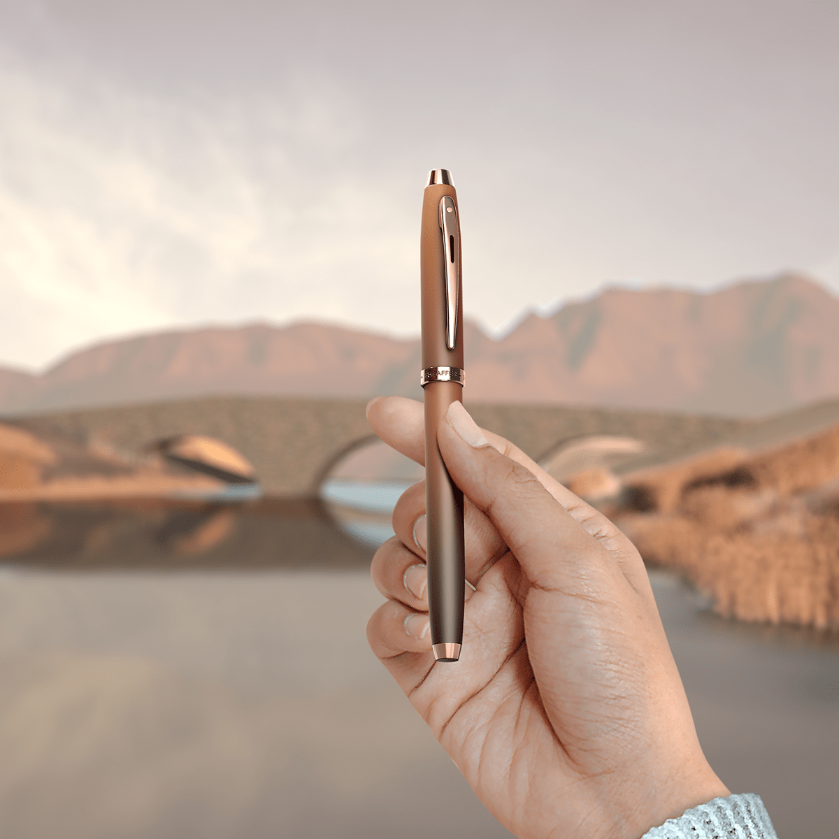 Sheaffer 100 Fountain Pen - Coffee Edition - Pen Boutique Ltd