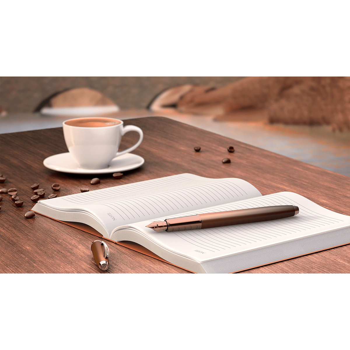 Sheaffer 100 Fountain Pen - Coffee Edition - Pen Boutique Ltd