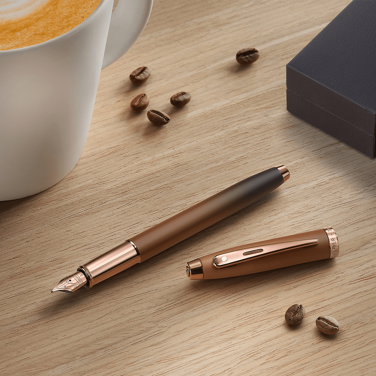 Sheaffer 100 Fountain Pen - Coffee Edition - Pen Boutique Ltd