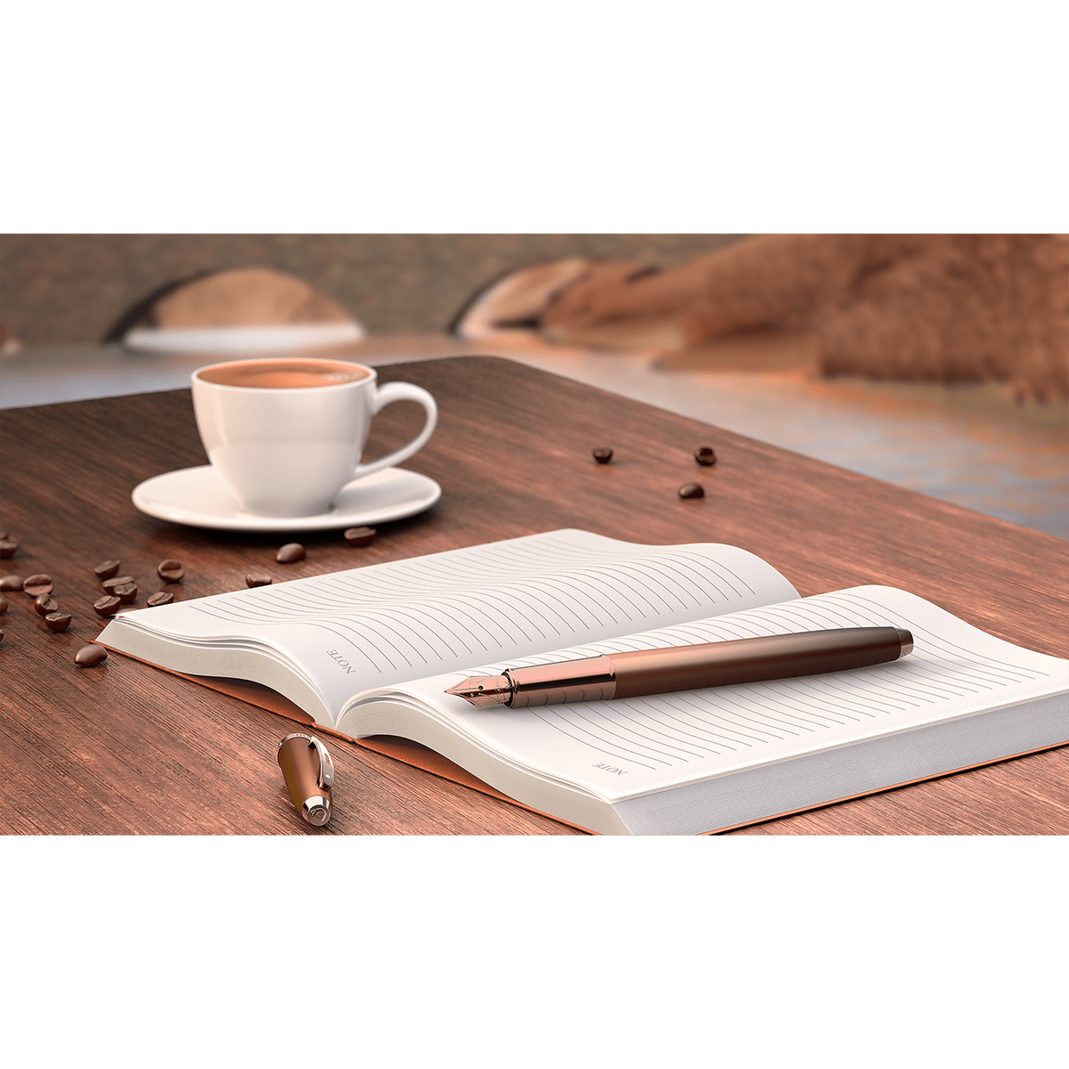 Sheaffer 100 Fountain Pen - Coffee Edition - Pen Boutique Ltd