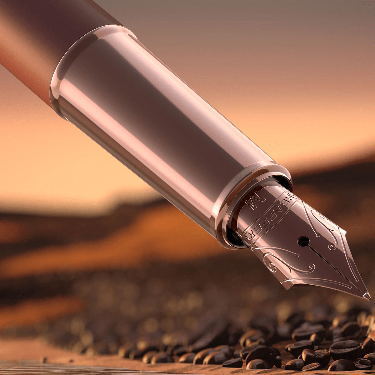 Sheaffer 100 Fountain Pen - Coffee Edition - Pen Boutique Ltd