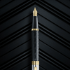 Sheaffer 300 Fountain Pen - Engraved Matt Black - Pen Boutique Ltd