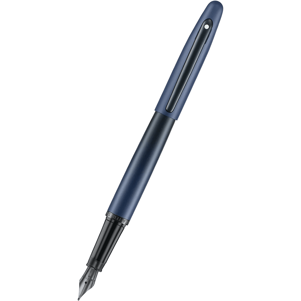 Sheaffer VFM Fountain Pen - 9429 Matte Blue - Matte Black Trim - Pen Boutique Ltd