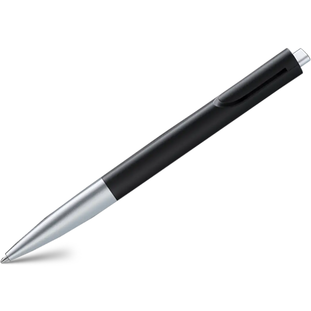 Lamy Noto Ballpoint Pen - Black/Silver-Pen Boutique Ltd