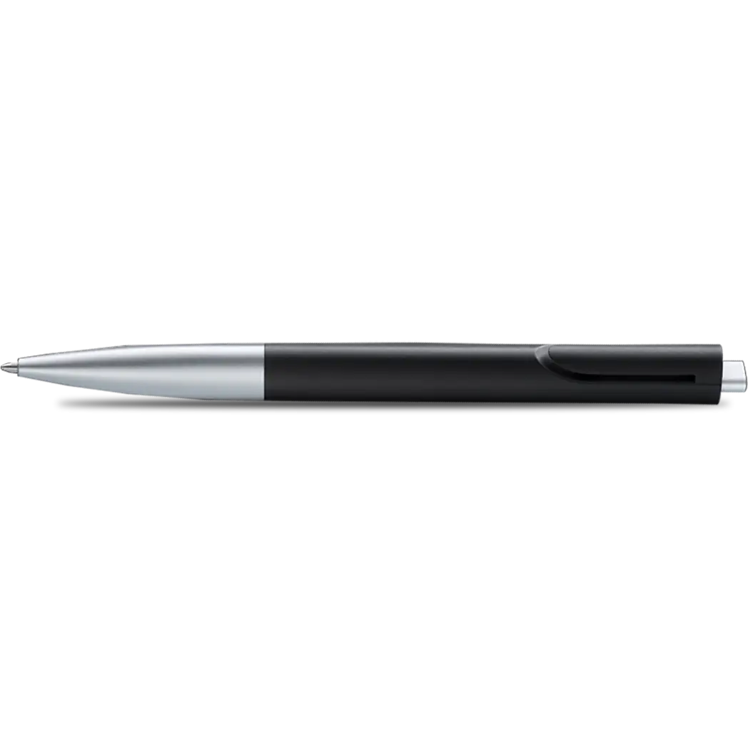 Lamy Noto Ballpoint Pen - Black/Silver-Pen Boutique Ltd