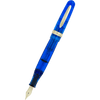 Stipula Etruria Rainbow Fountain Pen - Clear Blue - Stainless Steel (Limited Edition) - Pen Boutique Ltd