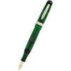 Stipula Etruria Rainbow Fountain Pen - Clear Green - Stainless Steel (Limited Edition) - Pen Boutique Ltd