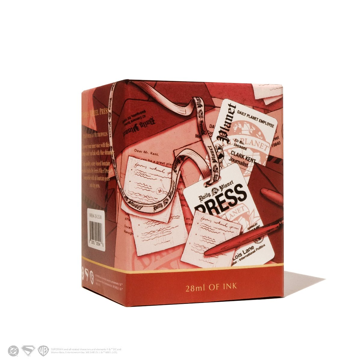 Ferris Wheel Press x Superman Ink Bottle - Scarlet Metropolis - 28ml - Pen Boutique Ltd