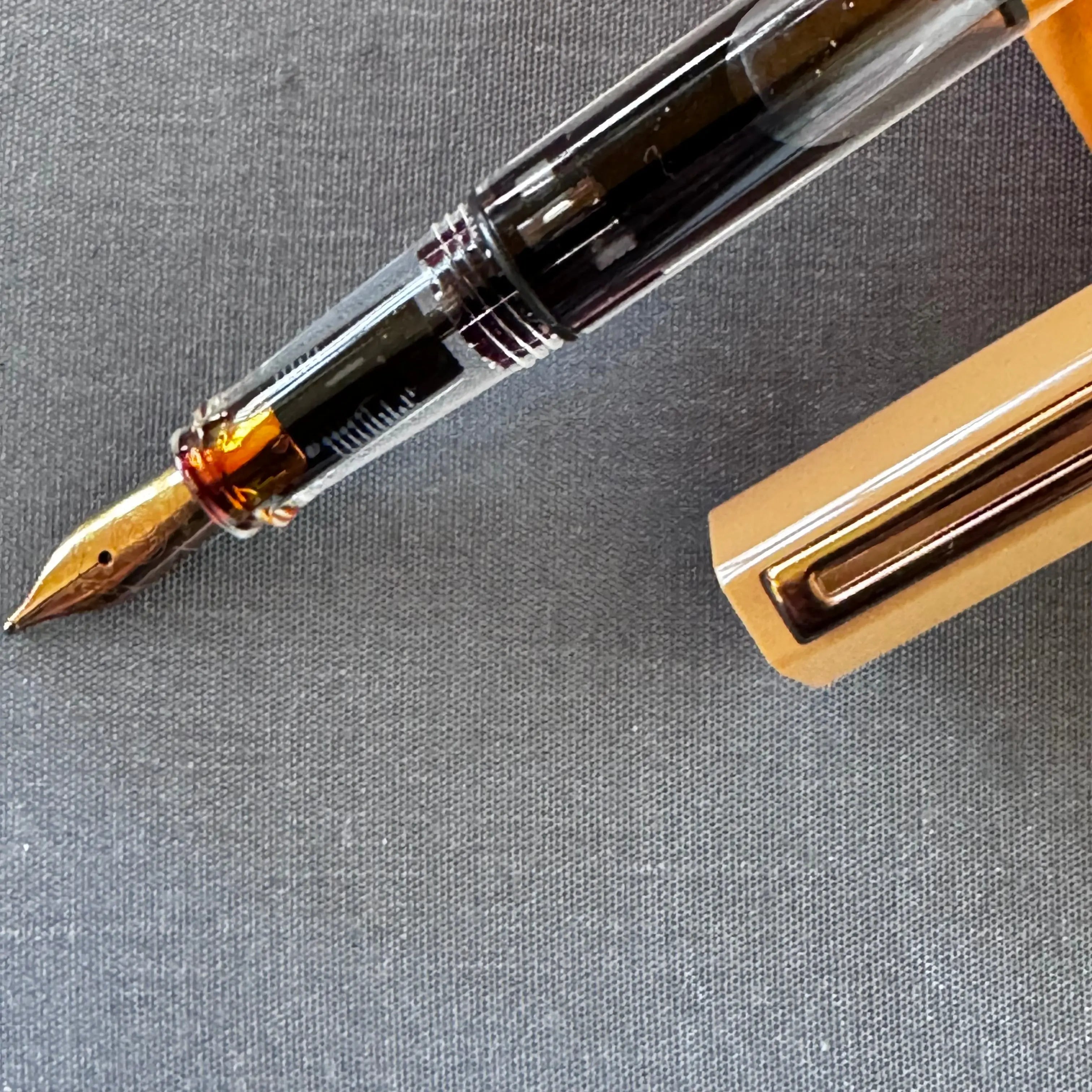 TWSBI Eco Fountain Pen - Caffè - Bronze Trim (Special Edition) - Pen Boutique Ltd