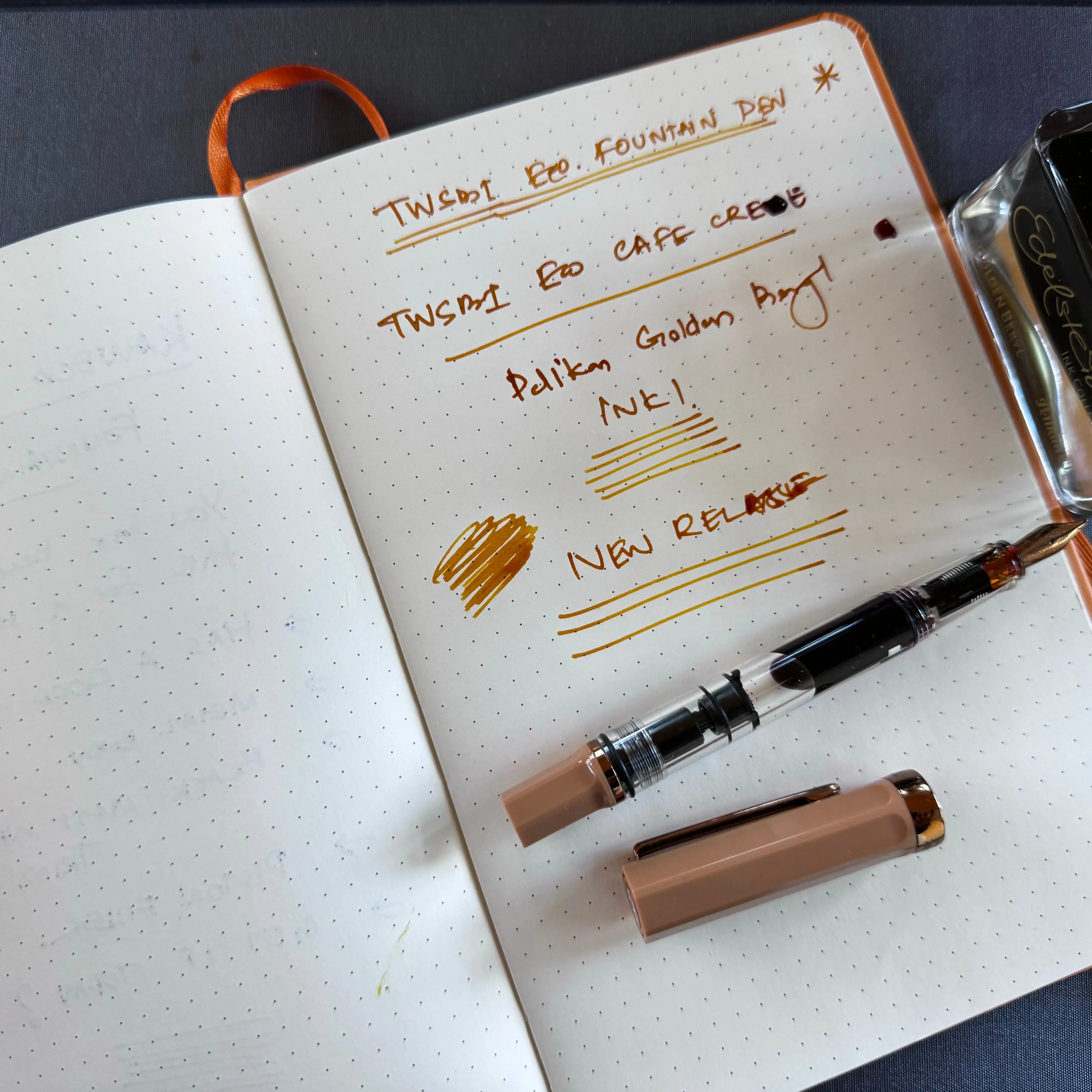 TWSBI Eco Fountain Pen - Caffè - Bronze Trim (Special Edition) - Pen Boutique Ltd