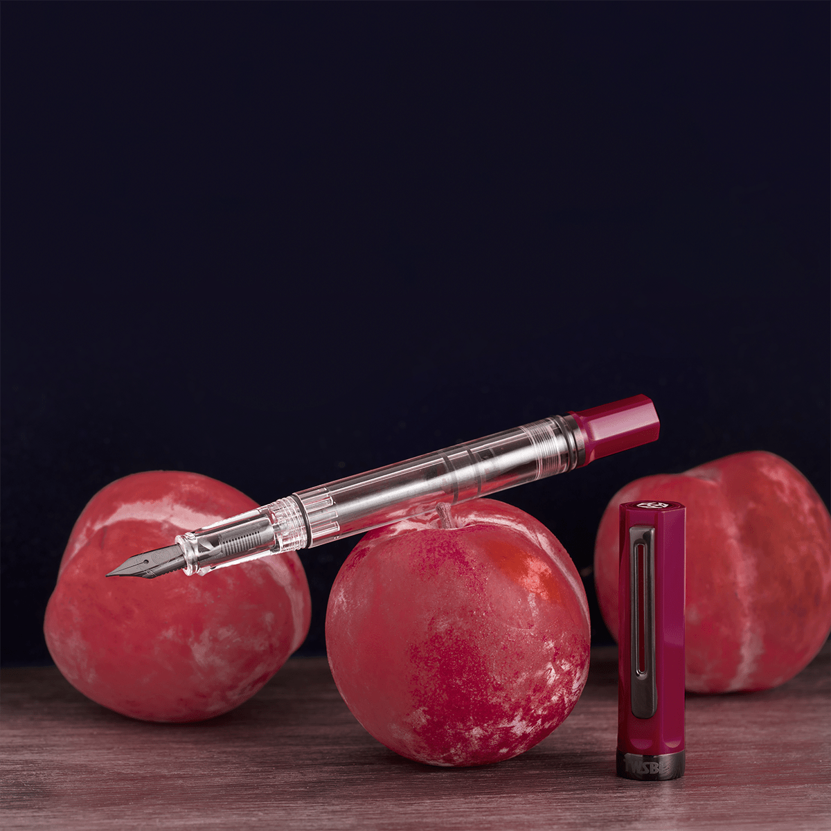 TWSBI Eco Fountain Pen - Plum - Onyx Trim - Pen Boutique Ltd