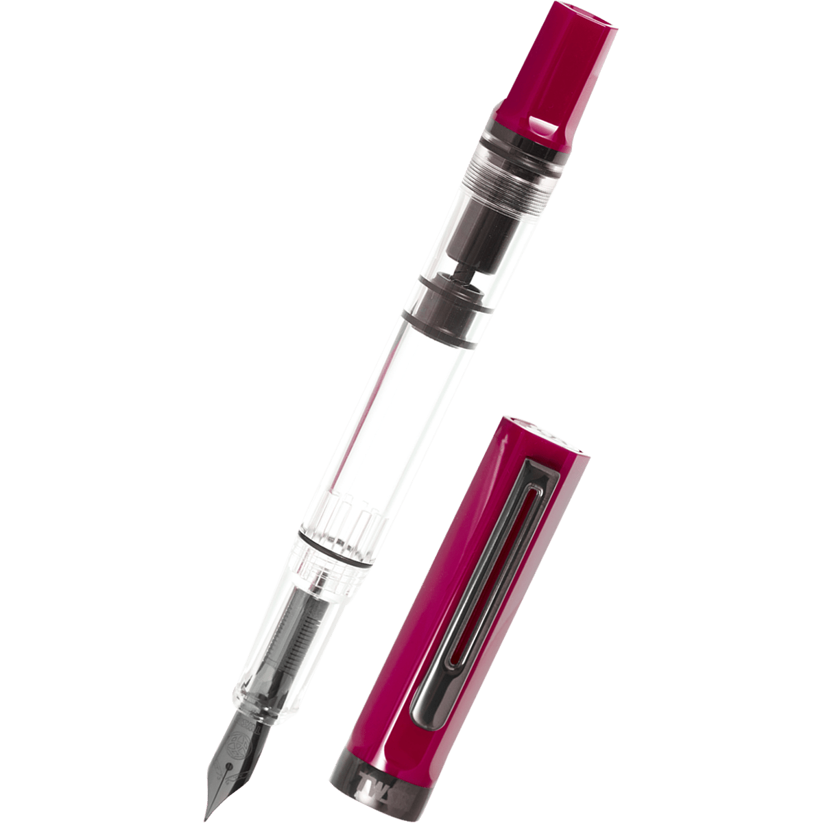 TWSBI Eco Fountain Pen - Plum - Onyx Trim - Pen Boutique Ltd