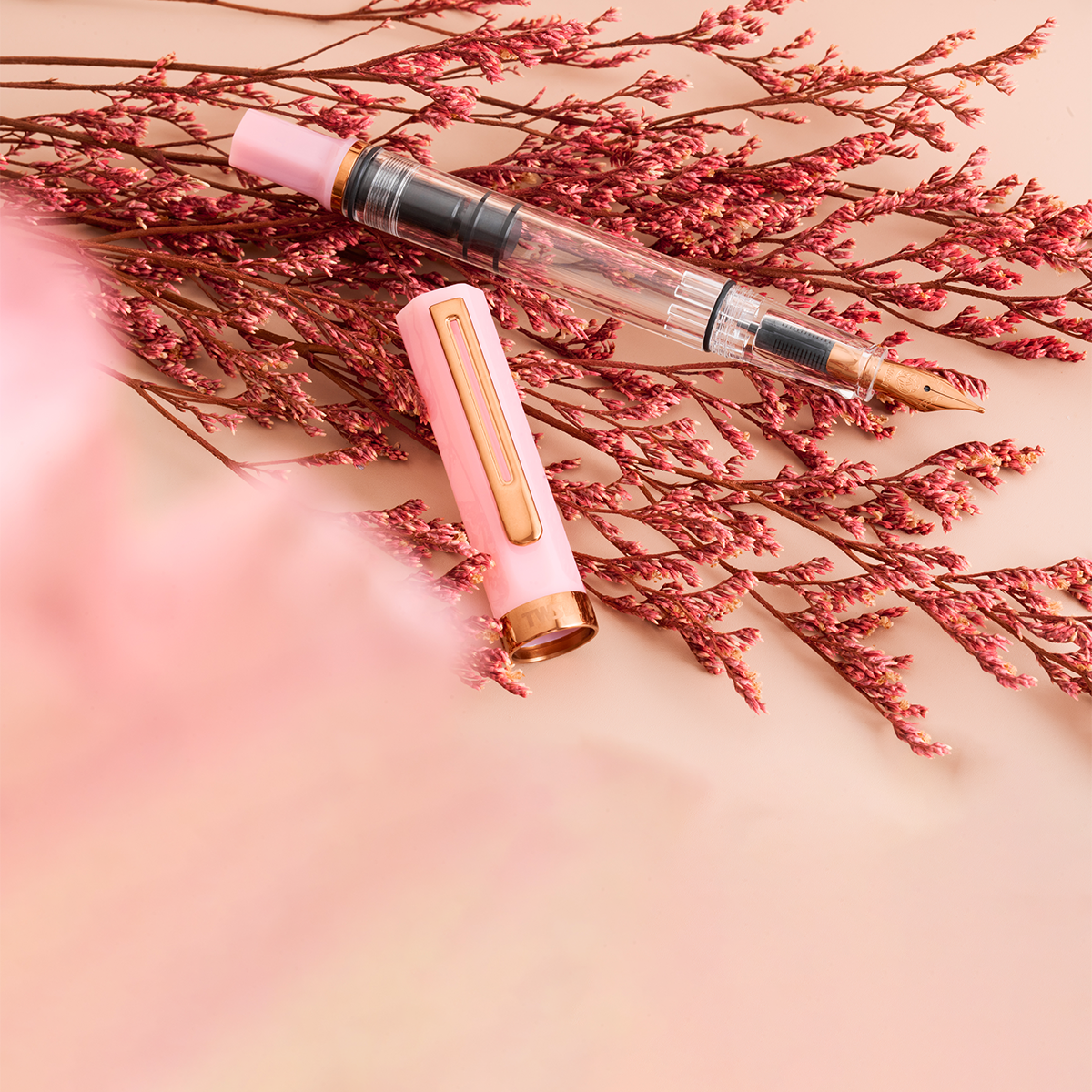 TWSBI ECO Fountain Pen - Pink Lemonade - Bronze Trim-Pen Boutique Ltd