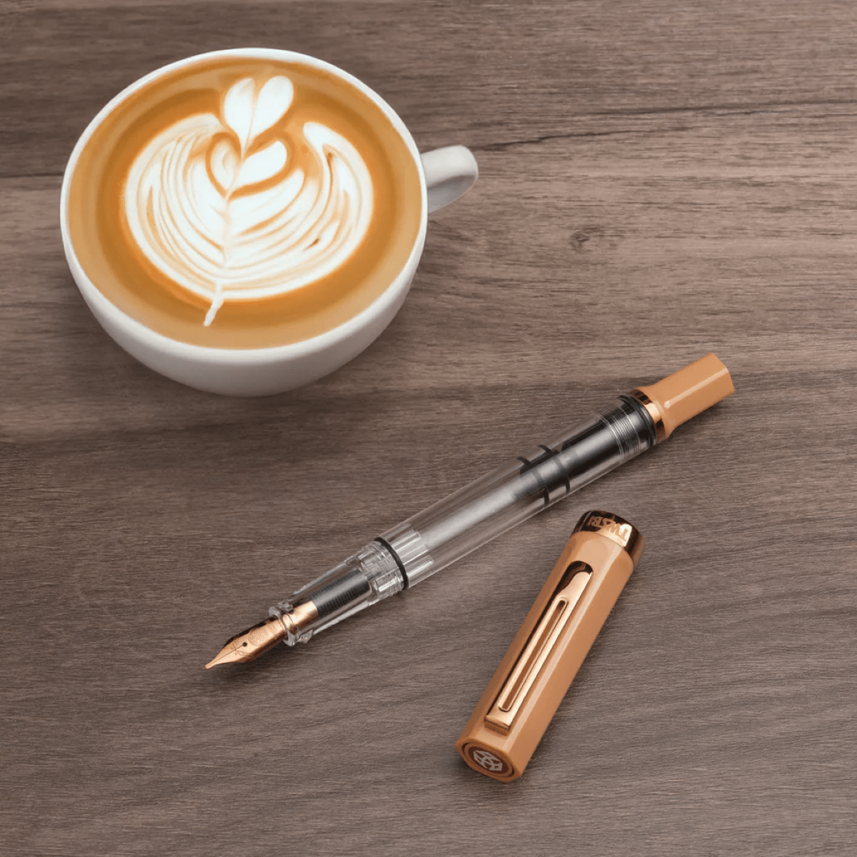 TWSBI Eco Fountain Pen - Caffè - Bronze Trim (Special Edition) - Pen Boutique Ltd