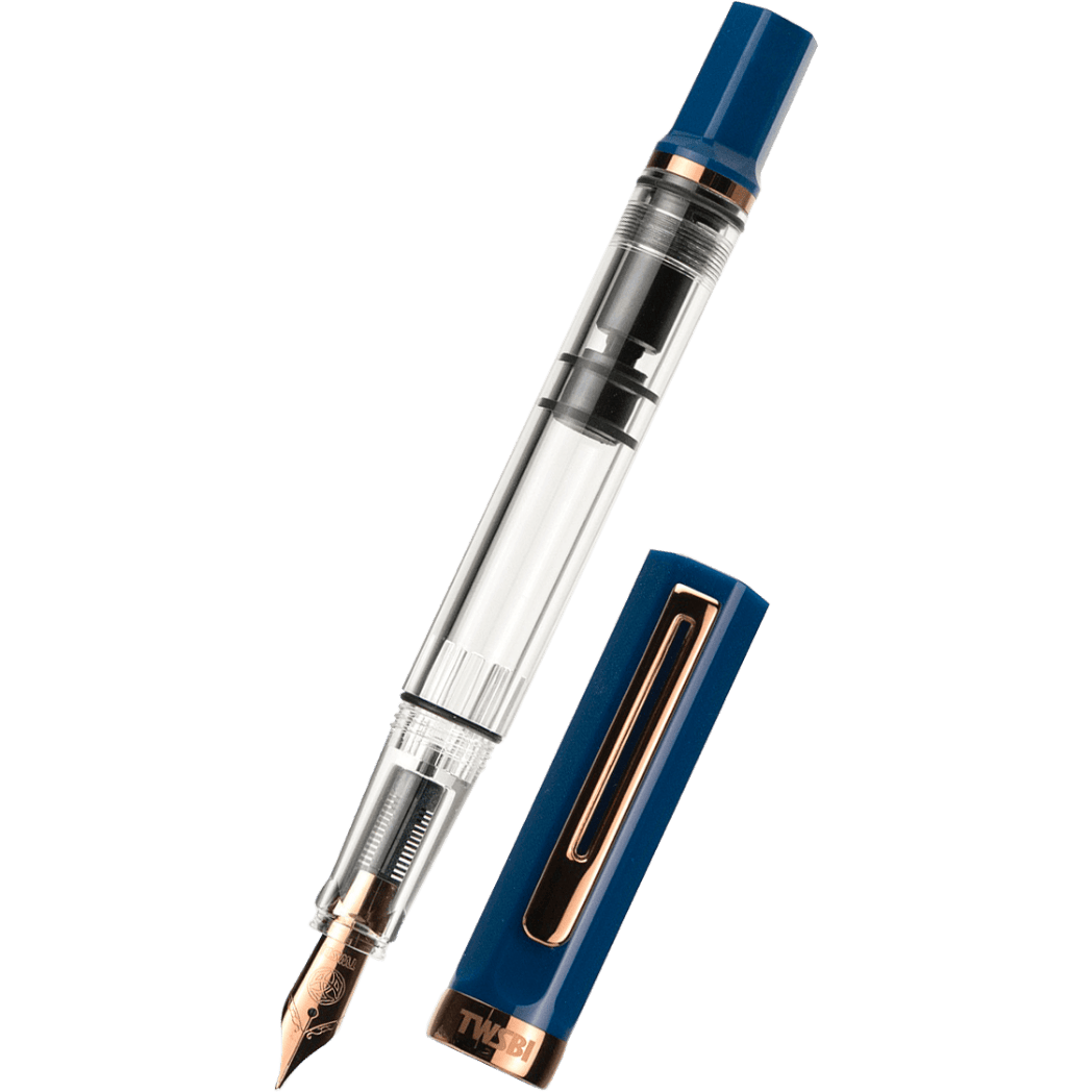 TWSBI Eco Fountain Pen - Indigo Blue - Bronze Trim - Pen Boutique Ltd