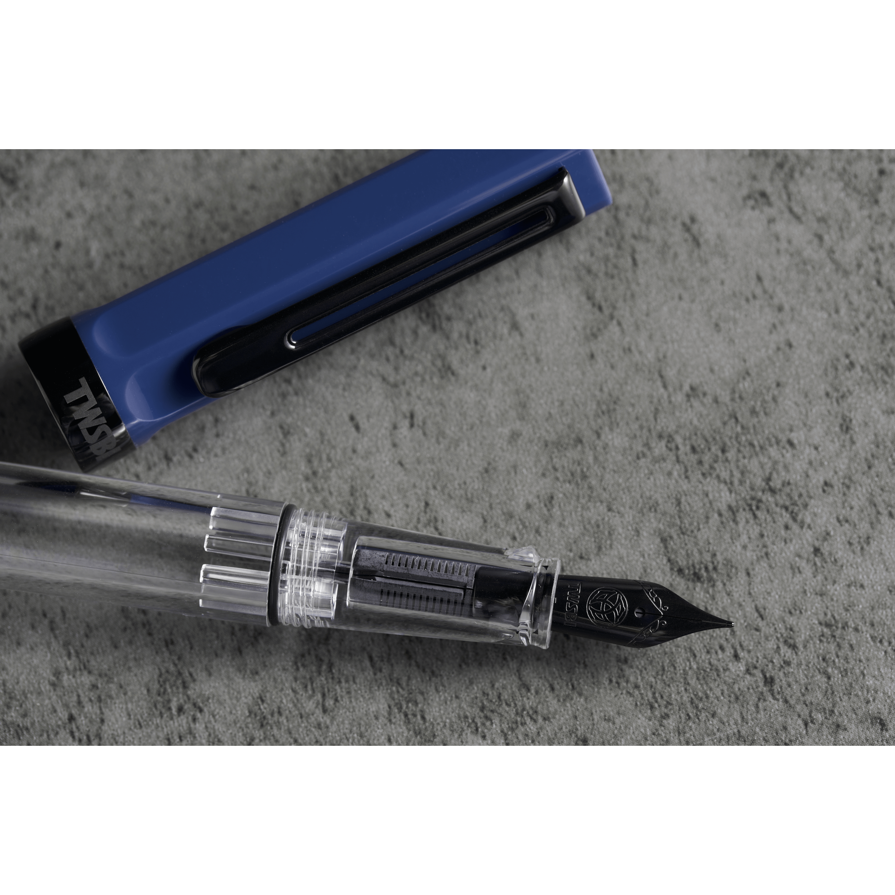 TWSBI Eco Fountain Pen - Slate Blue with Onyx - Pen Boutique Ltd