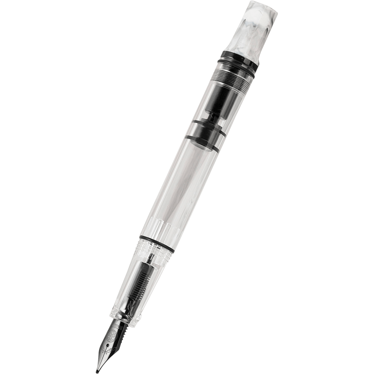 TWSBI Eco Fountain Pen - Carrara - Onyx Trim ( Special Edition) - Pen Boutique Ltd