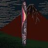 Taccia Empress Fountain Pen - Aka Fuji & Sakura on Red Chinkin (Limited Edition) - Pen Boutique Ltd