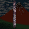 Taccia Empress Fountain Pen - Aka Fuji & Sakura on Red Chinkin (Limited Edition) - Pen Boutique Ltd
