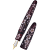 Taccia Empress Fountain Pen - Aka Fuji & Sakura on Red Chinkin (Limited Edition) - Pen Boutique Ltd