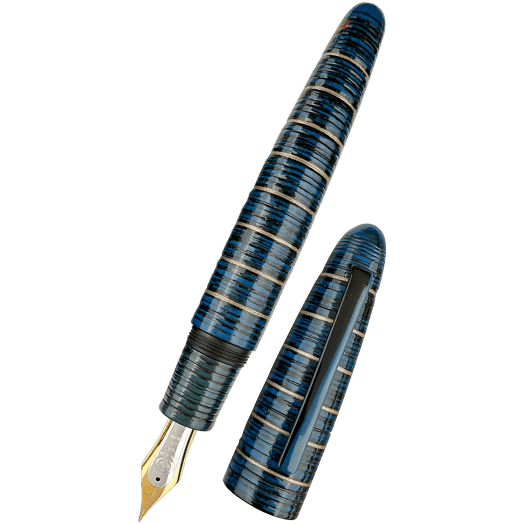 Taccia Empress Fountain Pen - Wajima 36 Blue (Limited Edition) - Pen Boutique Ltd