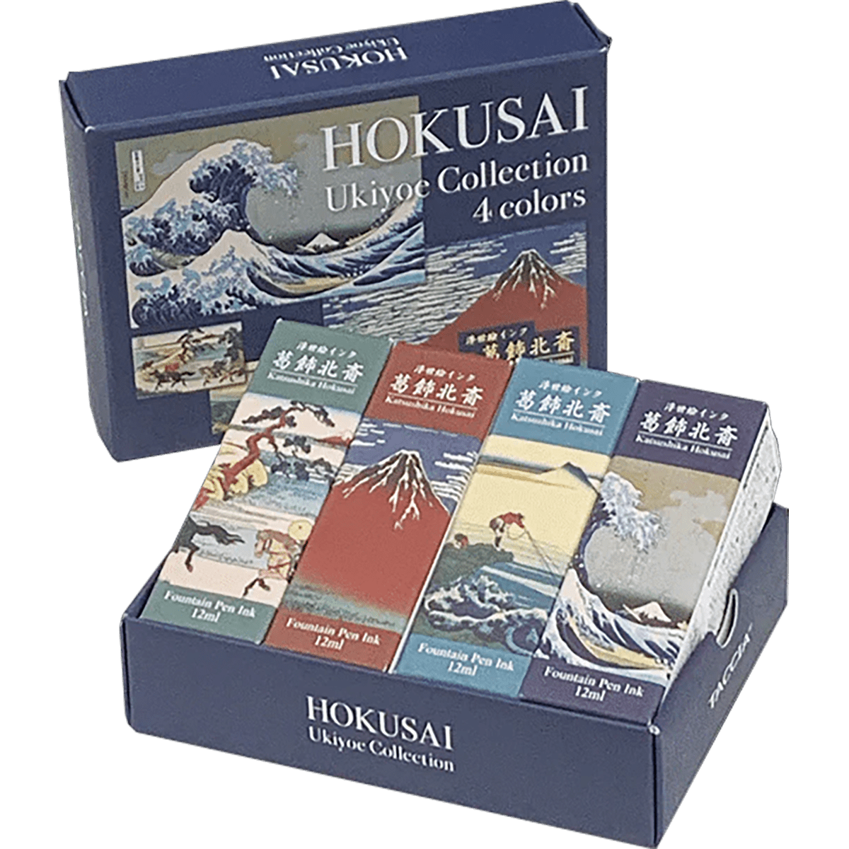 Taccia Fountain Pen Bottled Ink Set - Ukiyo - e - Mini (Volume 1) - Pen Boutique Ltd