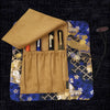 Taccia Kimono Pen Roll - Midnight Sakura - 4 Slot - Small - Pen Boutique Ltd