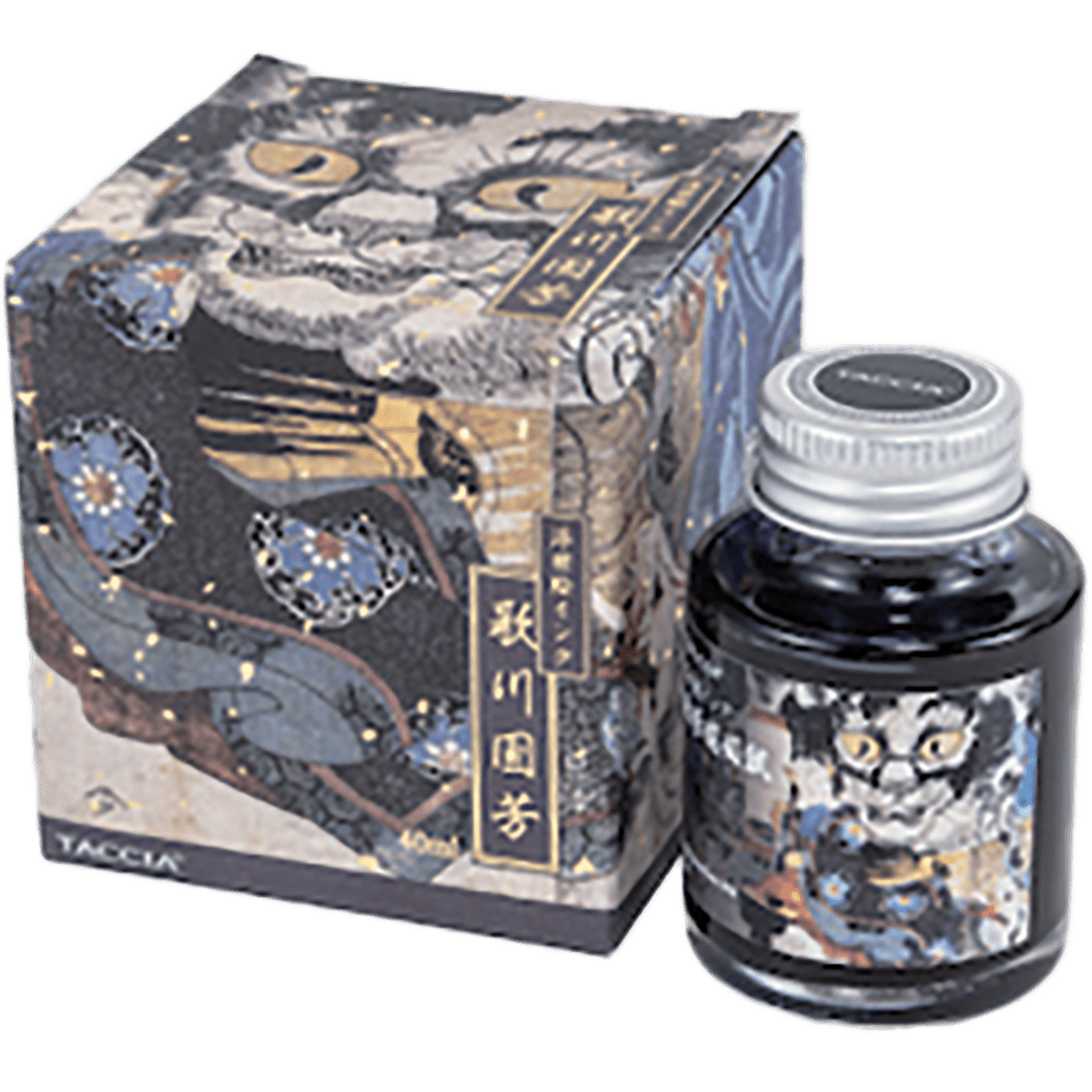 Taccia Ukiyo - e Ink Bottle - Kuniyoshi - Budounezu - 40 ml (Ver. 3) - Pen Boutique Ltd