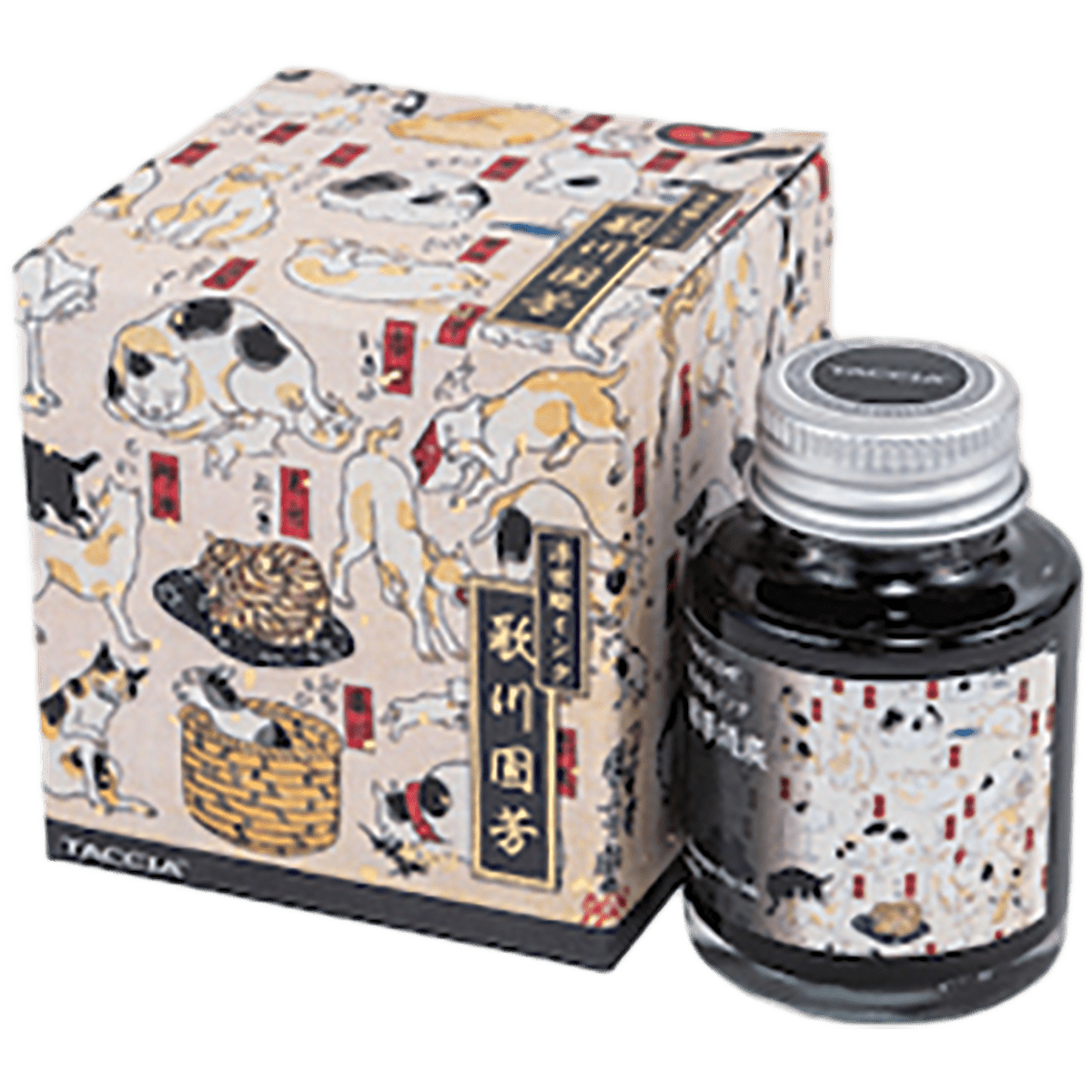 Taccia Ukiyo - e Ink Bottle - Kuniyoshi - Keshizumi - 40 ml (Ver. 3) - Pen Boutique Ltd