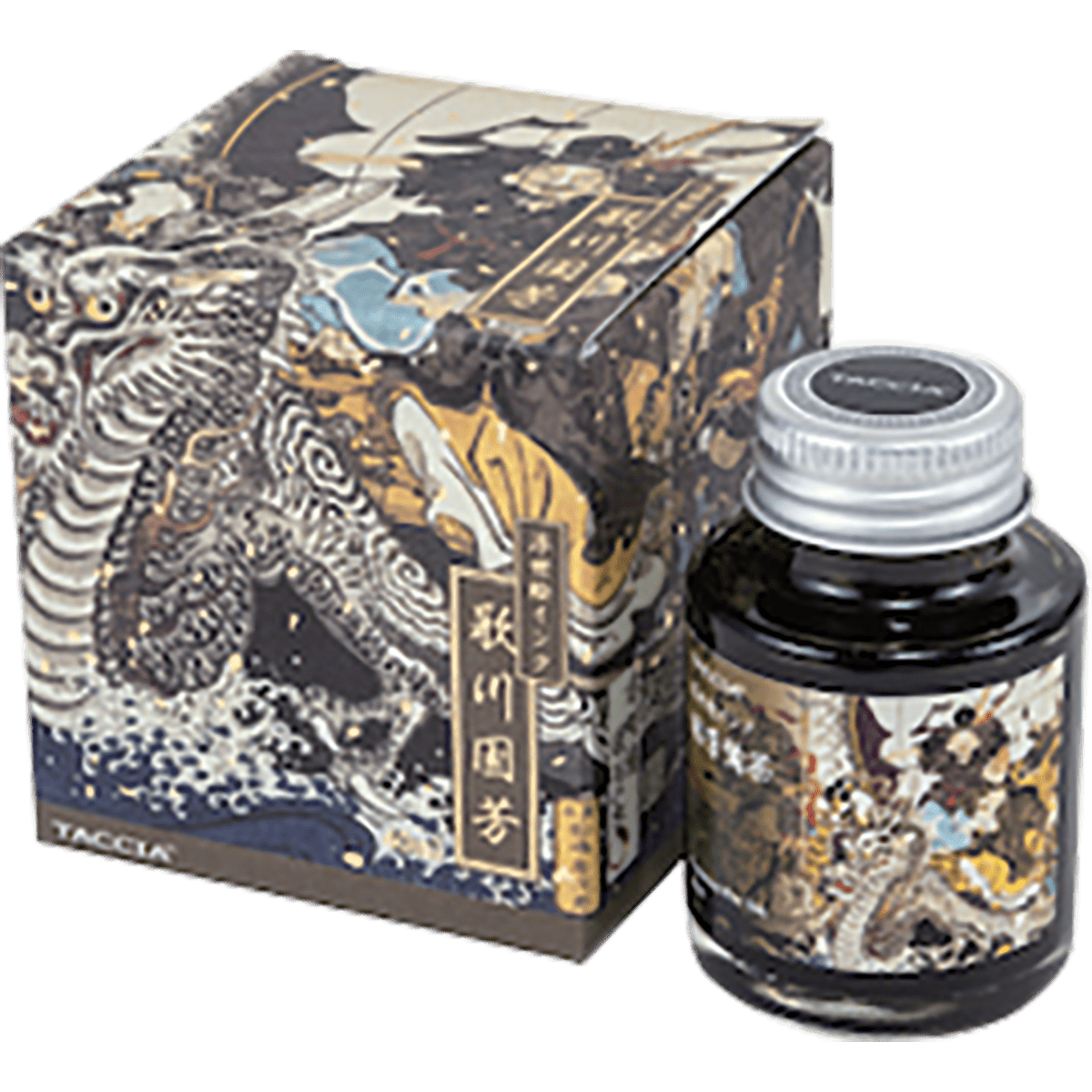 Taccia Ukiyo - e Ink Bottle - Kuniyoshi - Uguisucha - 40 ml (Ver. 3) - Pen Boutique Ltd