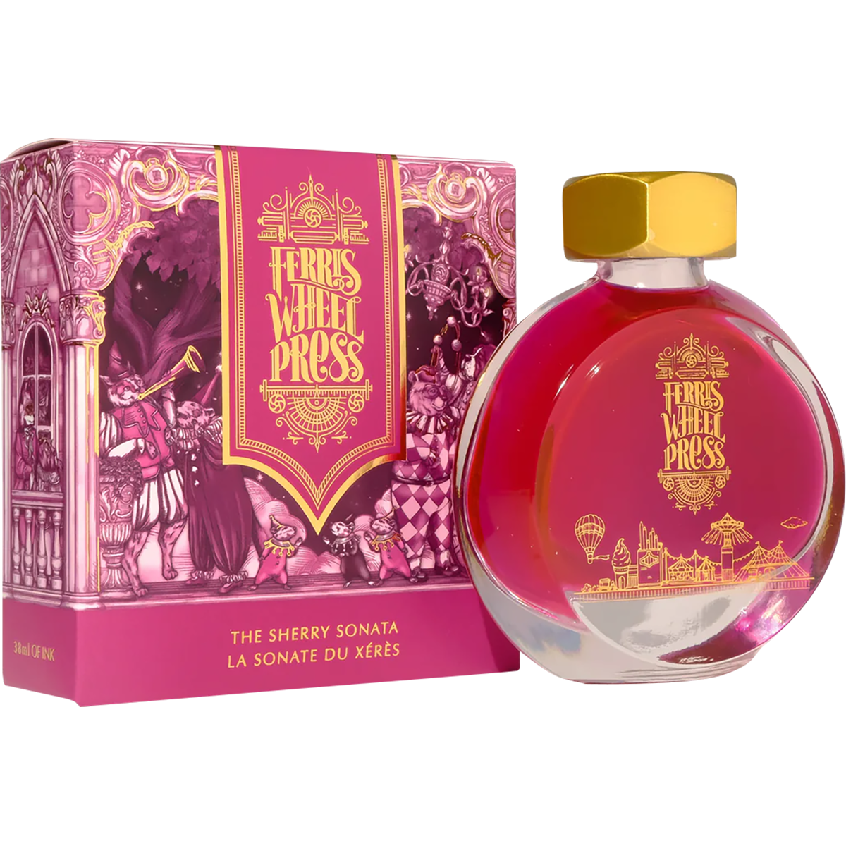 Ferris Wheel Press Ink Bottle - The Sherry Sonata  - 38ml - Pen Boutique Ltd
