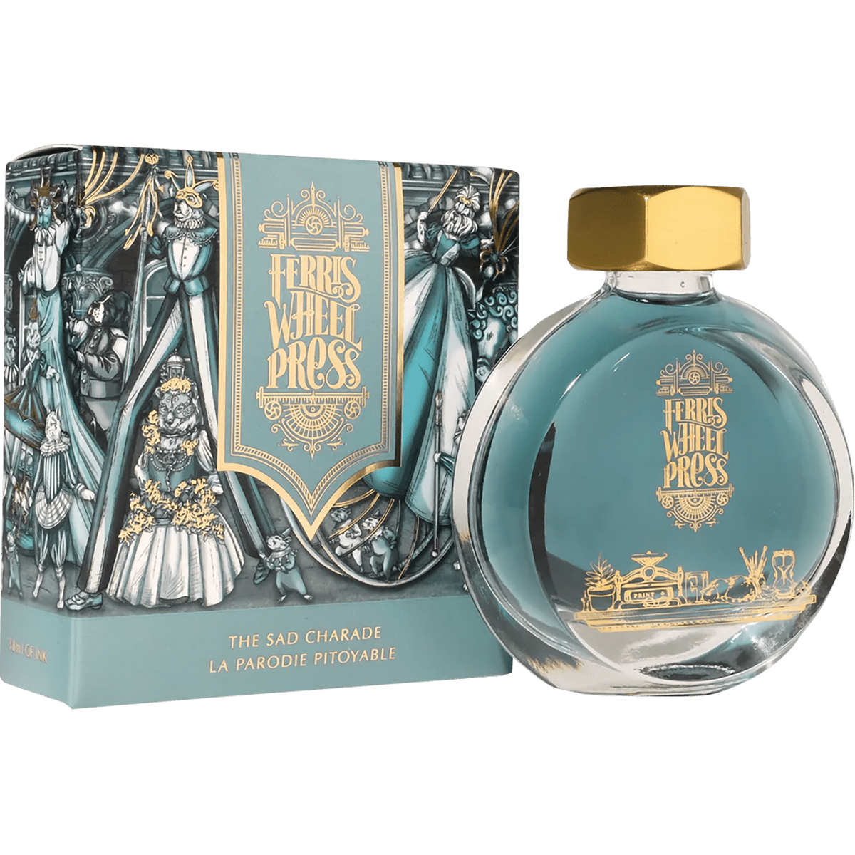 Ferris Wheel Press Ink Bottle - The Sad Charade  - 38ml - Pen Boutique Ltd