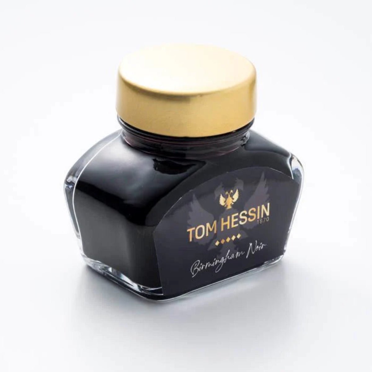 Tom Hessin Ink Bottle – Birmingham Noir Black - 30ml - Pen Boutique Ltd
