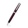Tom Hessin Edinburgh “Forth Bridge Red” Ballpoint Pen – Wooden Barrel with Chrome Trim - Pen Boutique Ltd