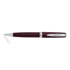 Tom Hessin Edinburgh “Forth Bridge Red” Ballpoint Pen – Wooden Barrel with Chrome Trim - Pen Boutique Ltd