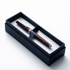 Tom Hessin Edinburgh Forth Bridge Red Rollerball Pen – Wooden Barrel, Chrome Trim - Pen Boutique Ltd