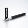 Tom Hessin Edinburgh "Stockbridge Stone" Ballpoint Pen - Wooden Barrel, Chrome Trim - Pen Boutique Ltd