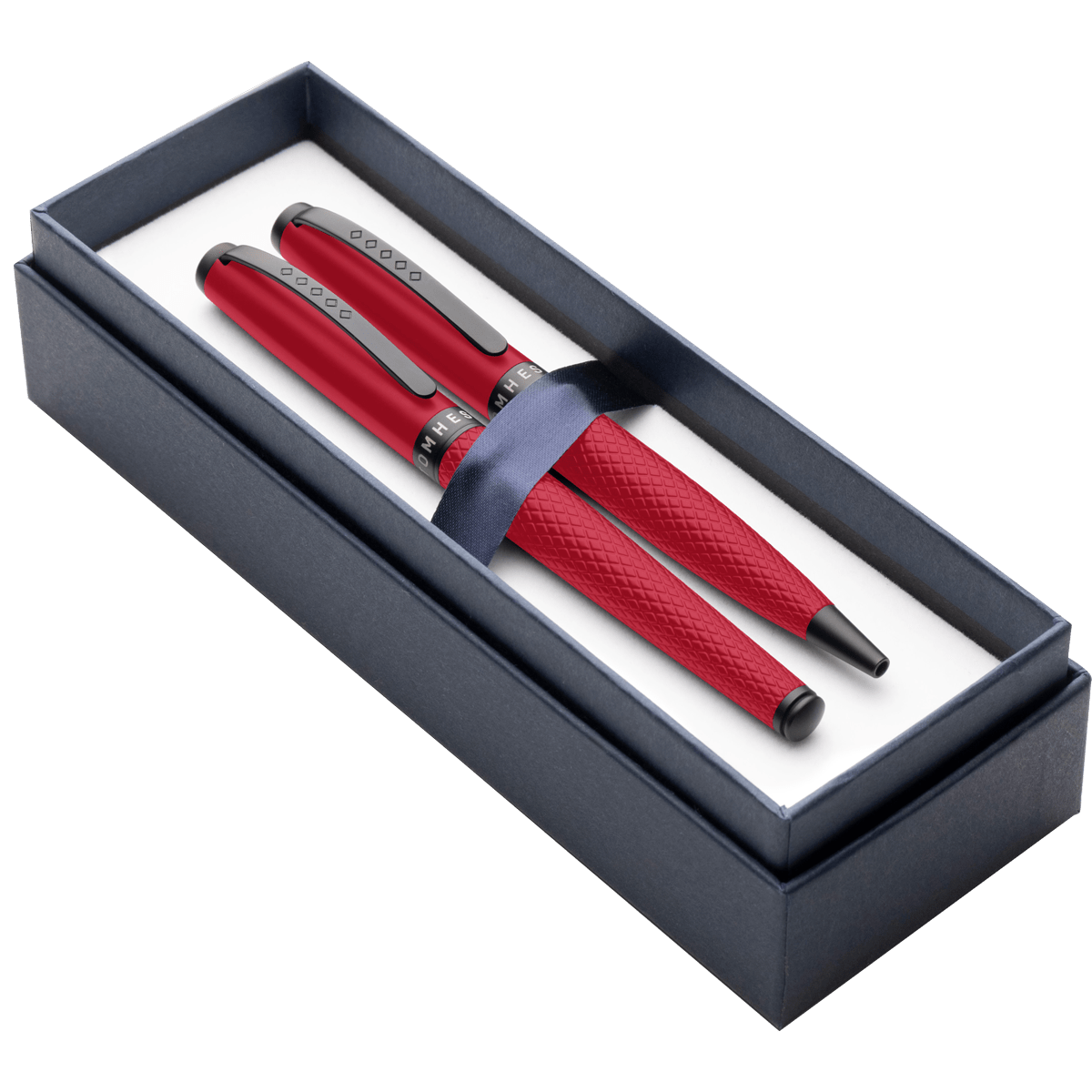 Tom Hessin Magnetic Gift Set - Poppy Red - Pen Boutique Ltd